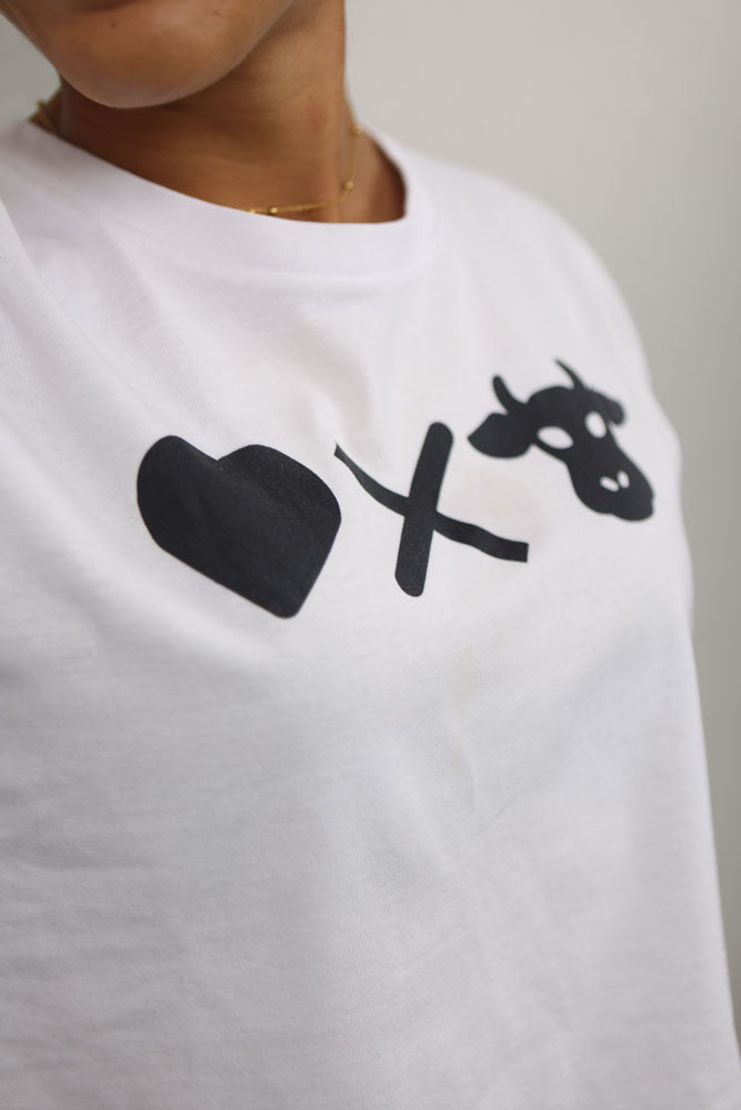 Heart x Animal Crop Top