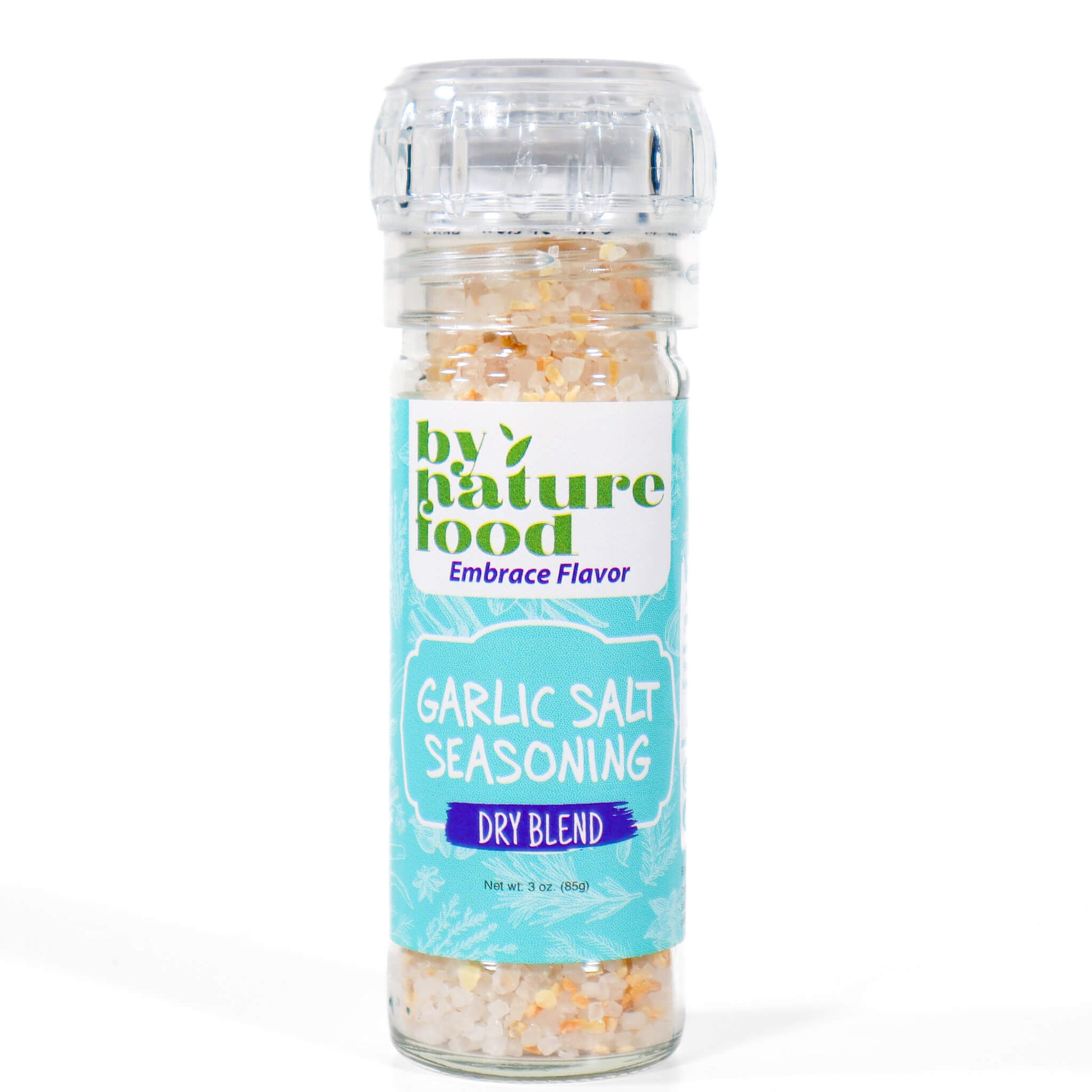 Upright product photo of Garlic Salt Grinder from By Nature Food