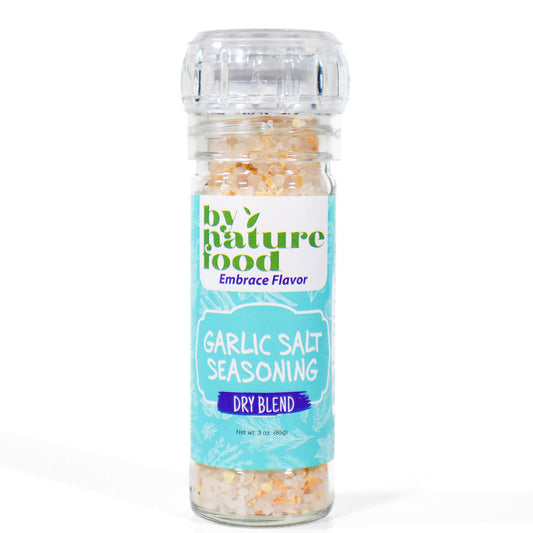 Upright product photo of Garlic Salt Grinder from By Nature Food